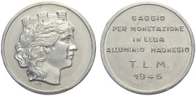 Repubblica Italiana, Monetazione in Lire (1946-2001), Saggio da 1 Lira 1946, RR Lupp-PPSJ114 It mm 22 g 1,41 FDC