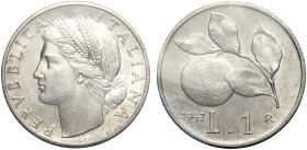 Repubblica Italiana, Monetazione in Lire (1946-2001), Lira 1947, RR It mm 21,6 sigillata FDC da E. Tevere