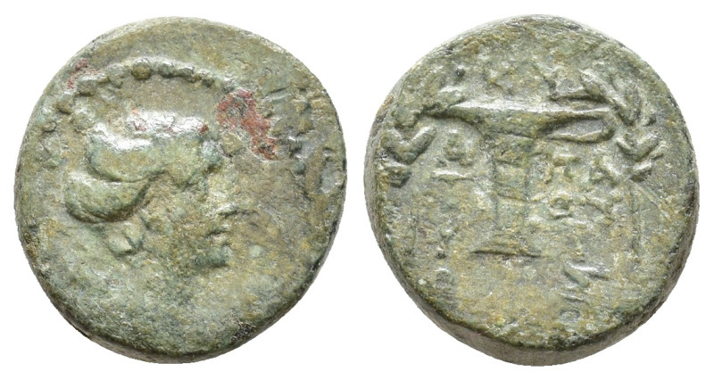 AEOLIS. Kyme. (Circa 165-90 BC). AE 4,27g