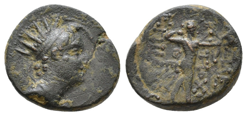 Seleukid Kingdom. Antiochos IV (175-164 BC). AE 3,97g.