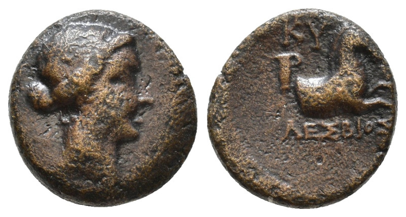 Aeolis, Kyme. 320-250 BC. AE 3,53g