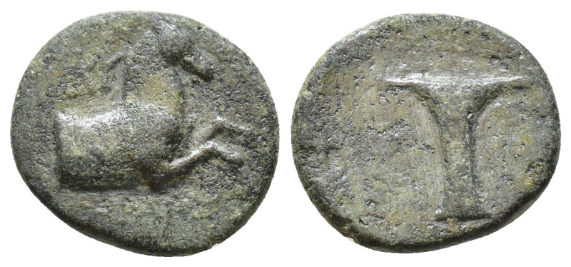 Aeolis, Kyme. 320-250 BC. AE 3,25g