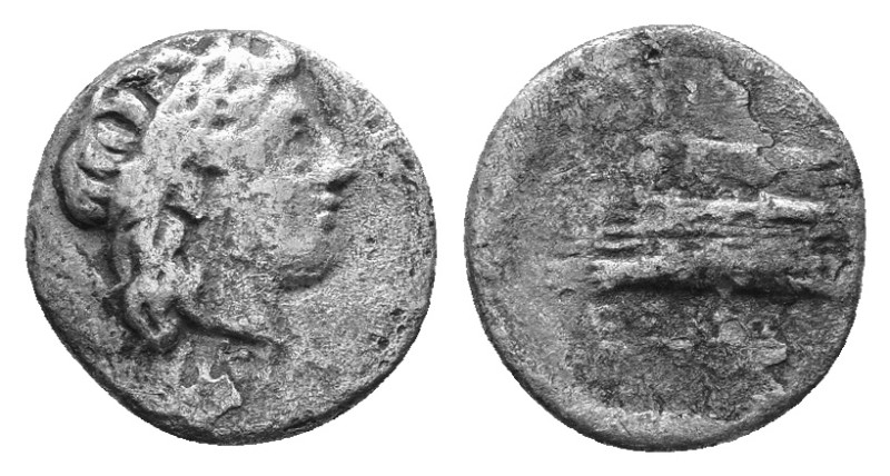 Bithynia, Kios, 345-315 BC. Obol AR 1,07g