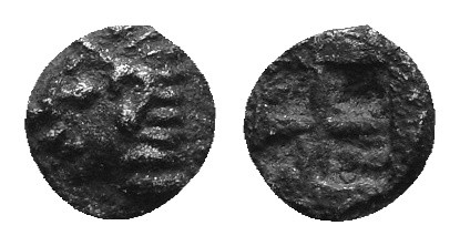 Ionia, Phokaia. 510-494 BC. AR Hemitetartemorion 0,18g