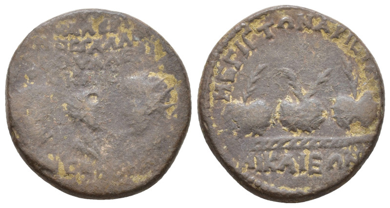 BITHYNIA, Nicaea. Valerian I, with Gallienus and Valerian II Caesar. AD 253-260....