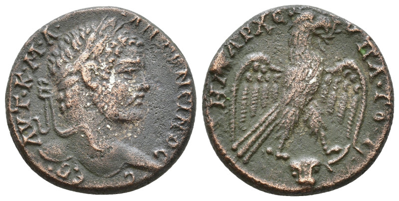 MESOPOTAMIA, Carrhae. Caracalla. AD 198-217. BI Tetradrachm Struck AD 215-217. A...