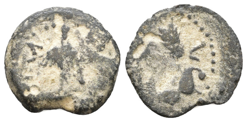 JUDAEA, Herodians. Agrippa I. 37-43 CE. Æ Prutah 2,11g