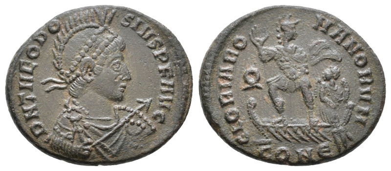 Theodosius I AD 378-383. AE 5,15g