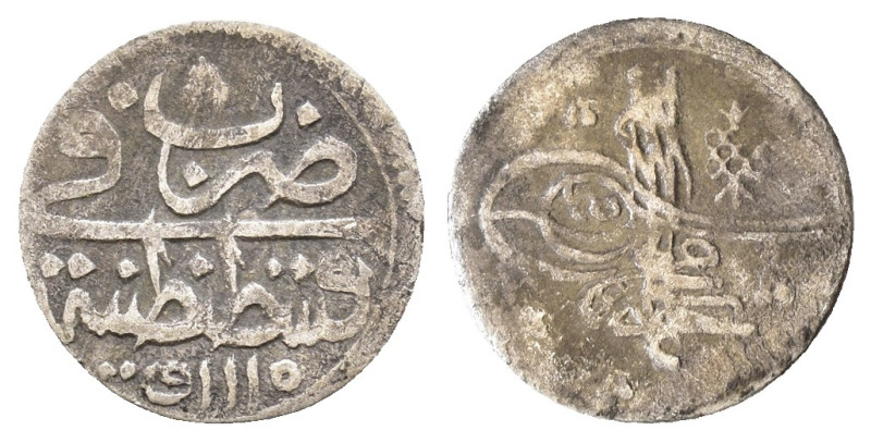 Ahmed III (AH 1115-1143 / AD 1703-1730). Para Constantinople, AH 1115 (AD 1703)....