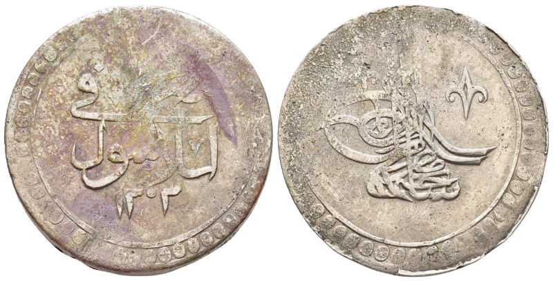 Selim III. Cifte Kurush. Dated 1203, Islambol. AR 42,6mm 25,25g