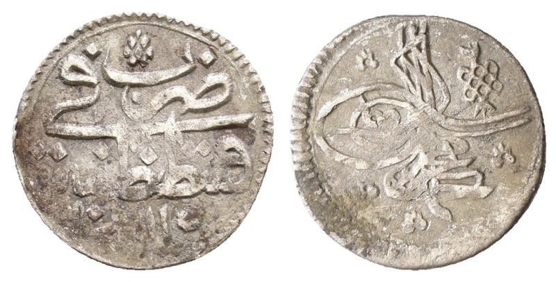 Ahmed III AD 1703-1730. 1 Para AR 0,59g