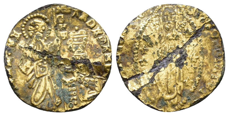 ITALY. Venice. Fourrée Ducat, ND. Francesco Dandolo (1329-39) Fr-1219; Paolucci-...