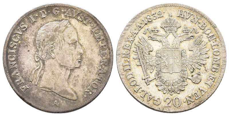 Austria. 20 Kreuzer 1832 A Vienna AR 6,72g