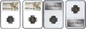 MIXED LOTS. Duo of Silver Denominations (2 Pieces), ca. 4th-1st Centuries B.C. Both NGC Certified.
1) PAPHLAGONIA. Sinope. AR Drachm, ca. 330-300 B.C...