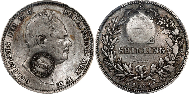 COSTA RICA. Costa Rica - Great Britain. 2 Reales, ND (1849-57). PCGS VF-30. Coun...