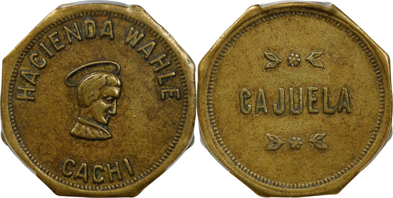 COSTA RICA. Cachi. Cartago. Hacienda Wahle. Coffee Plantation Token, ND (ca. Lat...