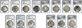 MEXICO. Septet of Chopmarked 8 Reales (7 Pieces), 1800-06. Mexico City Mint. Charles IV. All NGC Certified.
A comparatively eye appealing grouping wi...