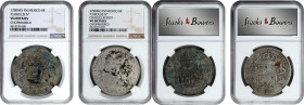 MEXICO. Duo of 8 Reales (2 Pieces), 1789 & 1790. Mexico City Mint. Charles IV. Both NGC VG Details--Chopmarked Certified.
1) 1789-Mo FM. KM-106.2A; C...