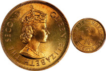 HONG KONG. 10 Cents, 1972-KN. Birmingham (Kings Norton) Mint. Elizabeth II. PCGS SPECIMEN-65.
KM-28.3. Delightful cartwheel luster spirals from the c...