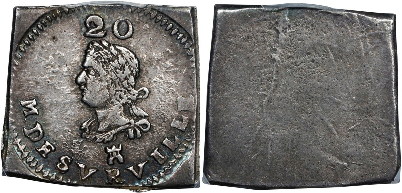 BELGIUM. War of Spanish Succession. Siege of Tournai. 20 Sol, ND (1709). PCGS AU...