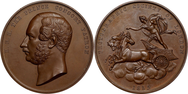 GREAT BRITAIN. London. Photographic Society of London Bronze Medal, 1853. CHOICE...