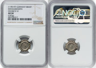 Donauwörth. Heinrich VI Bracteate ND (1190-1197) AU58 NGC, 0.87gm. HID09801242017 © 2023 Heritage Auctions | All Rights Reserved