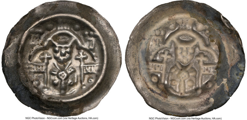 Hildesheim. Konrad II & Johann I Bracteate ND (1221-1260) UNC Details (Environme...