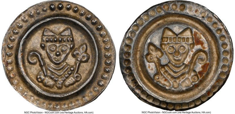 Konstanz. Eberhard II von Waldburg Bracteate ND (1248-1274) MS63 NGC, 0.46gm. HI...