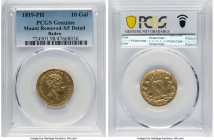 Baden. Ludwig I gold 10 Gulden 1819-PH XF Details (Mount Removed) PCGS, Mannheim mint, KM177.1. Mintage: 4,332. One-year type. A more challenging gold...