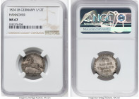 Hannover. Georg IV 1/12 Taler 1824-LB MS67 NGC, KM139. HID09801242017 © 2023 Heritage Auctions | All Rights Reserved