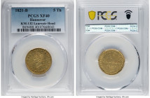 Hannover. Georg IV gold 5 Taler 1821-B XF40 PCGS, Hannover mint, KM132. Laureate head. Challenging type. HID09801242017 © 2023 Heritage Auctions | All...