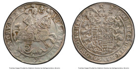 Mansfeld-Artern. Volrat VI and Jobst II Taler 1619-HI VF Details (Mount Removed) PCGS, Saalfeld mint, KM40, Dav-6957. Depicting the iconic St. George ...