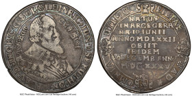 Reuss-Gera. Heinrich II "Posthumous" Taler MDCXXXV (1635) VF25 NGC, Lobenstein mint, KM58, Dav-7312. Boasting a paltry mintage of just 257 pieces, it ...