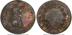 Reuss-Obergreiz. Heinrich XIII Taler 1812-L AU Details (Stained) NGC, KM101, Dav-796. Denomination and date within wreath type. HID09801242017 © 2023 ...