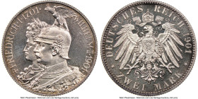 Prussia. Wilhelm II Proof "Bicentennial" 2 Mark 1901-A PR68 NGC, Berlin mint, KM525. A virtually immaculate representative of this covetable type, pos...