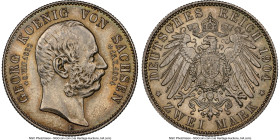 Saxony. Friedrich August III "Georg's Death" 2 Mark 1904-E MS65 NGC, Muldenhutten mint, KM1261. HID09801242017 © 2023 Heritage Auctions | All Rights R...