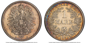 Wilhelm I Mark 1873-B AU Details (Harshly Cleaned) PCGS, Hannover mint, KM7, J-9. HID09801242017 © 2023 Heritage Auctions | All Rights Reserved