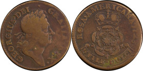 1723 Rosa Americana Penny. Martin 2.25-Ea.5, W-1278. Rarity-5. Fine-15 (PCGS).
110.4 grains.
PCGS# 905680. NGC ID: 2ASR.
To view supplemental infor...