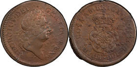 1723 Rosa Americana Penny. Martin 2.32-Eb.11, W-1278. Rarity-4. EF Details--Corrosion Removed (PCGS).
113.3 grains.
PCGS# 905687. NGC ID: 2ASR.
To ...