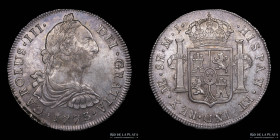 Lima. Carlos III. 8 Reales 1773 MJ. KM78
