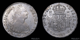 Lima. Carlos IV. 8 Reales 1795 IJ. KM97
