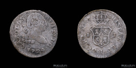 Lima. Carlos IV. 1/4 Real 1794 IJ. KM99