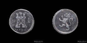 Lima. Carlos IV. 1/4 Real 1796 L. KM102.2