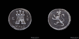 Lima. Carlos IV. 1/4 Real 1798 L. KM102.2