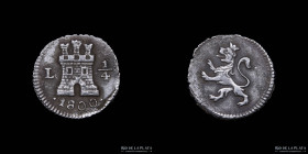 Lima. Carlos IV. 1/4 Real 1800 L. KM102.2