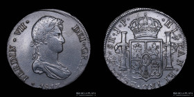 Lima. Fernando VII. 8 Reales 1813 JP. KM117