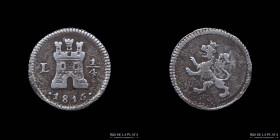 Lima. Fernando VII. 1/4 Real 1815 L. KM102.2