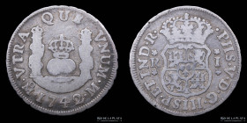 Mexico. Felipe V. 1 Real 1742 M. KM75