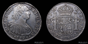 Mexico. Carlos IV. 8 Reales 1794 FM. KM109