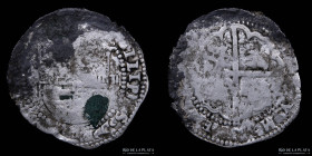 Potosi. Felipe III. 2 Reales. 1602 R/B. CJ 9.2.1